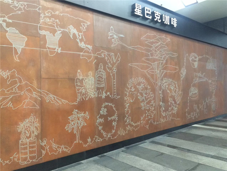 南岸耐候钢幕墙
